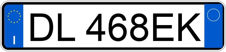 Numer rejestracyjny DL468EK posiada FIAT Grande Punto