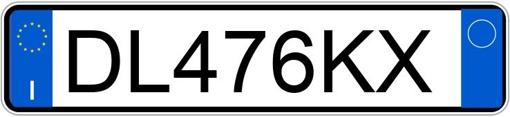 Numer rejestracyjny DL476KX posiada MINI Mini 3a serie