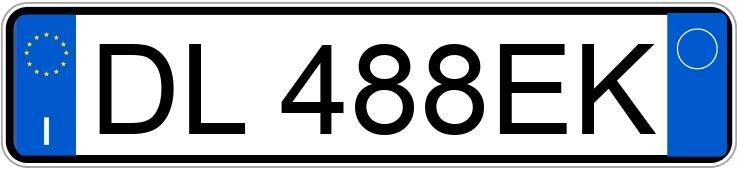 Numer rejestracyjny DL488EK posiada FIAT Grande Punto