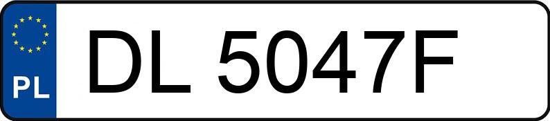 Numer rejestracyjny DL 5047F posiada RENAULT TRAFIC - DL5047F