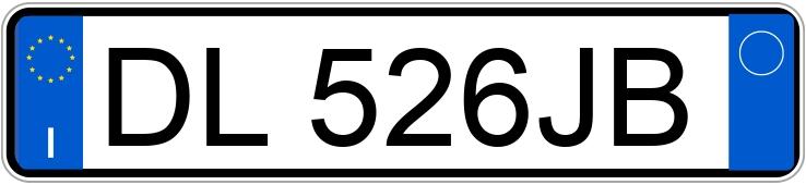 Numer rejestracyjny DL526JB posiada BMW Serie 3