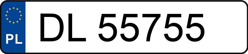 Numer rejestracyjny DL 55755 posiada BMW 530D 3.0 - DL55755