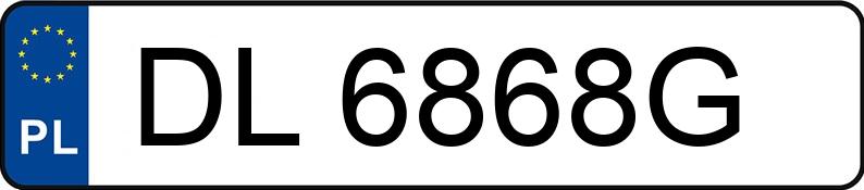 Numer rejestracyjny DL 6868G posiada VOLKSWAGEN GOLF - DL6868G