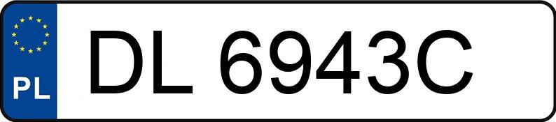 Numer rejestracyjny DL 6943C posiada VOLKSWAGEN GOLF - DL6943C
