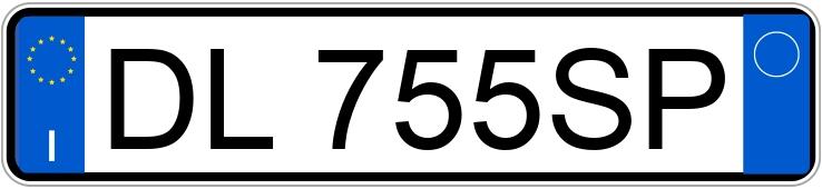 Numer rejestracyjny DL755SP posiada LANCIA Ypsilon 2a serie Numer rejestracyjny DL755SP posiada LANCIA Ypsilon 2a serie