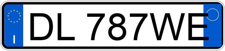 Numer rejestracyjny DL787WE posiada FIAT Bravo 2a serie