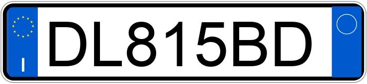 Numer rejestracyjny DL815BD posiada PEUGEOT 207