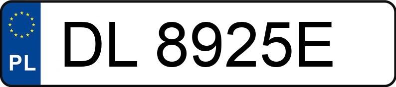 Numer rejestracyjny DL 8925E posiada PEUGEOT 207 - DL8925E Numer rejestracyjny DL 8925E posiada PEUGEOT 207 - DL8925E
