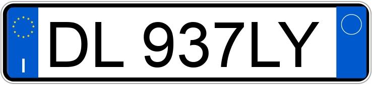 Numer rejestracyjny DL937LY posiada LANCIA Ypsilon 2a serie Numer rejestracyjny DL937LY posiada LANCIA Ypsilon 2a serie