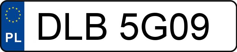 Numer rejestracyjny DLB 5G09 posiada BMW 528i Kat. MR`95 E39 - DLB5G09 Numer rejestracyjny DLB 5G09 posiada BMW 528i Kat. MR`95 E39 - DLB5G09