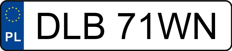 Numer rejestracyjny DLB 71WN posiada VOLKSWAGEN Polo III 1.9 Diesel MR`94 64 - DLB71WN