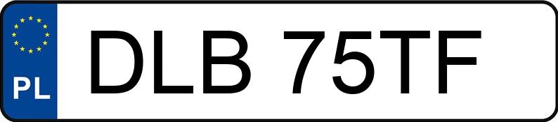 Numer rejestracyjny DLB 75TF posiada FIAT 1500 - DLB75TF Numer rejestracyjny DLB 75TF posiada FIAT 1500 - DLB75TF