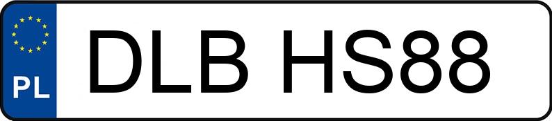 Numer rejestracyjny DLB HS88 posiada AUDI Q5 TDI MR`13 E6 8R clean diesel - DLBHS88