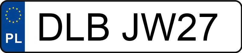 Numer rejestracyjny DLB JW27 posiada VOLKSWAGEN Golf V 1.4 MR`03 E4 Comfortline - DLBJW27