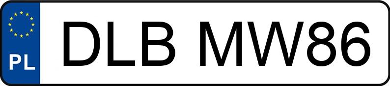 Numer rejestracyjny DLB MW86 posiada AUDI A4 - DLBMW86 Numer rejestracyjny DLB MW86 posiada AUDI A4 - DLBMW86