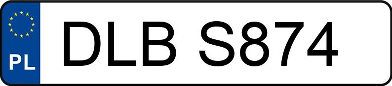 Numer rejestracyjny DLB S874 posiada FORD ESCORT - DLBS874