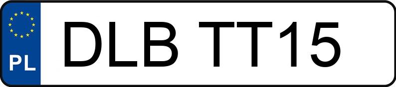 Numer rejestracyjny DLB TT15 posiada AUDI A3 Sportback 2.0 TDi DPF MR`09 E5 8P Ambition - DLBTT15