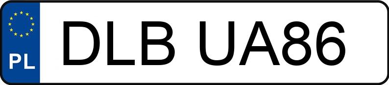 Numer rejestracyjny DLB UA86 posiada AUDI A4 Avant 1.8 TFSI Kat. MR`07 E4 B8 A4 Avant 1.8 TFSI Kat. MR`07 E4 B8 - DLBUA86