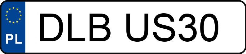 Numer rejestracyjny DLB US30 posiada AUDI A3 2.0 TDi DPF MR`09 E4 8P Ambiente - DLBUS30