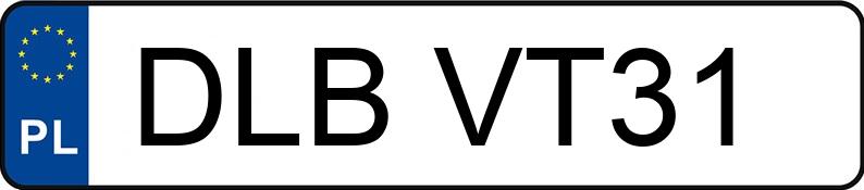 Numer rejestracyjny DLB VT31 posiada VOLKSWAGEN PASSAT - DLBVT31