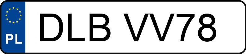 Numer rejestracyjny DLB VV78 posiada BMW 320 - DLBVV78 Numer rejestracyjny DLB VV78 posiada BMW 320 - DLBVV78