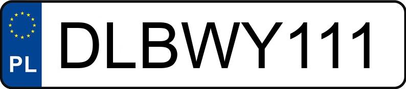 Numer rejestracyjny DLB WY111 posiada SHEWROLET CAMARO - DLBWY111 Numer rejestracyjny DLB WY111 posiada SHEWROLET CAMARO - DLBWY111