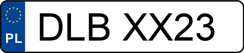 Numer rejestracyjny DLB XX23 posiada AUDI A1 - DLBXX23 Numer rejestracyjny DLB XX23 posiada AUDI A1 - DLBXX23