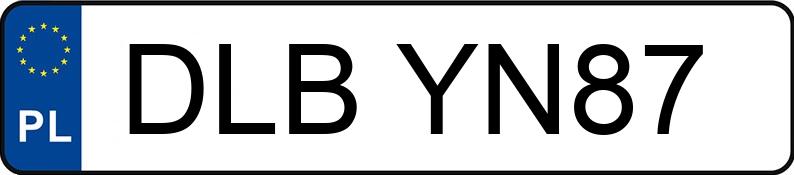 Numer rejestracyjny DLB YN87 posiada VOLKSWAGEN PASSAT - DLBYN87 Numer rejestracyjny DLB YN87 posiada VOLKSWAGEN PASSAT - DLBYN87