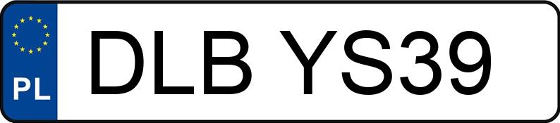 Numer rejestracyjny DLB YS39 posiada FORD FOCUS - DLBYS39 Numer rejestracyjny DLB YS39 posiada FORD FOCUS - DLBYS39
