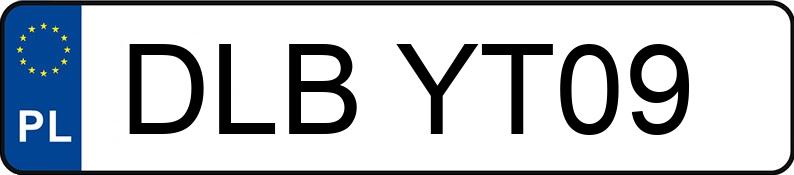 Numer rejestracyjny DLB YT09 posiada BMW 318i Kat. MR`01 E3 E46 318i Kat. MR`01 E3 E46 - DLBYT09