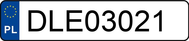Numer rejestracyjny DLE 03021 posiada BMW 530 Diesel Kat. MR`95 E39 530 Diesel Kat. MR`95 E39 - DLE03021
