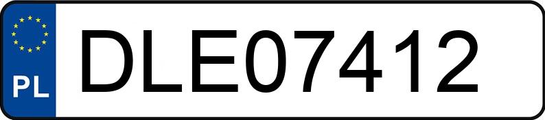 Numer rejestracyjny DLE 07412 posiada AUDI A4 AVANT - DLE07412