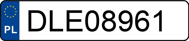 Numer rejestracyjny DLE 08961 posiada OPEL Omega B 2.0i Kat. MR`94 - DLE08961