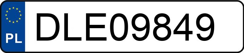 Numer rejestracyjny DLE 09849 posiada SKODA Octavia 1.9 TDI MR`97 SLX - DLE09849