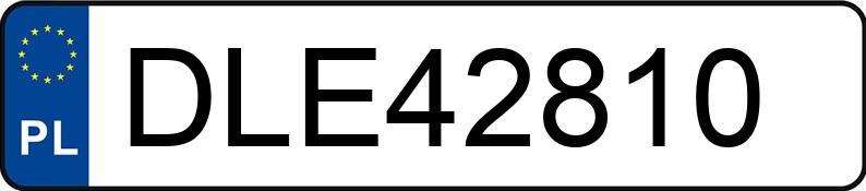 Numer rejestracyjny DLE 42810 posiada VOLKSWAGEN GOLF - DLE42810 Numer rejestracyjny DLE 42810 posiada VOLKSWAGEN GOLF - DLE42810