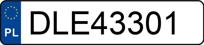 Numer rejestracyjny DLE 43301 posiada BMW 320 Diesel MR`16 E6 F30 Ef.Dyn. Edition Luxury Line - DLE43301