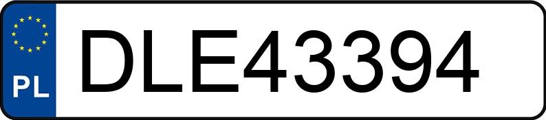 Numer rejestracyjny DLE 43394 posiada AUDI S6 - DLE43394