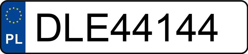 Numer rejestracyjny DLE 44144 posiada BRILLIANCE BS4 - DLE44144