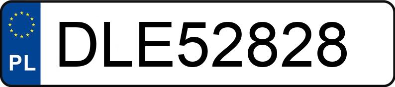 Pirat drogowy w pojeździe o numerach rejestracyjnych DLE52828