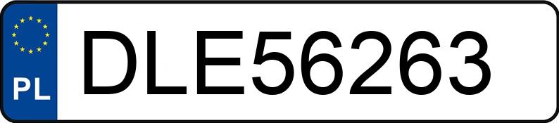 Numer rejestracyjny DLE 56263 posiada BMW 3ER REIHE - DLE56263