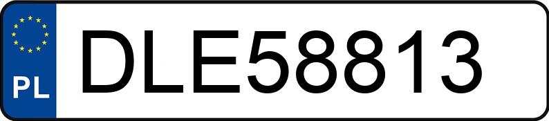 Numer rejestracyjny DLE 58813 posiada MERCEDES SLK 200 KOMPRESSOR - DLE58813