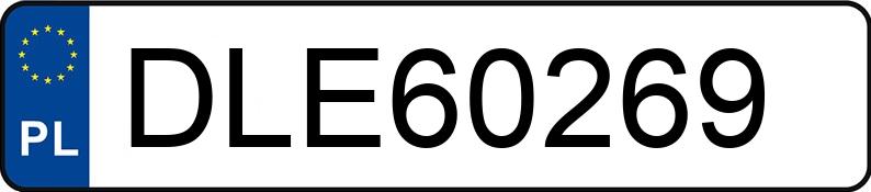 Numer rejestracyjny DLE 60269 posiada JAGUAR F-Pace 5.0 MR`16 E6 SVR - DLE60269