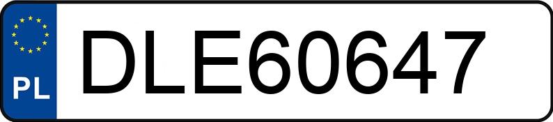 Numer rejestracyjny DLE 60647 posiada BMW 2 - DLE60647