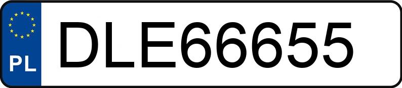 Numer rejestracyjny DLE 66655 posiada VOLKSWAGEN up! 1.0 MR`11 E6 take up! - DLE66655