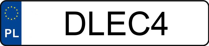 Numer rejestracyjny DLE C4 posiada ROLLS-ROYCE SILVER SHADOW - DLEC4