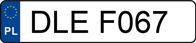 Numer rejestracyjny DLE F067 posiada POLSKI FIAT 125P 1500 - DLEF067 Numer rejestracyjny DLE F067 posiada POLSKI FIAT 125P 1500 - DLEF067