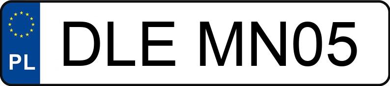 Numer rejestracyjny DLE MN05 posiada HONDA Sportowe od 600 ccm CBR 1000 F - DLEMN05