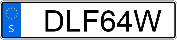 Numer rejestracyjny DLF64W posiada Volkswagen 
