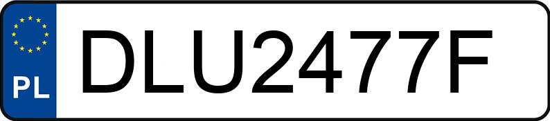 Numer rejestracyjny DLU 2477F posiada AUDI A1 - DLU2477F