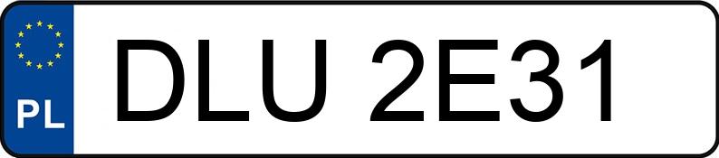 Numer rejestracyjny DLU 2E31 posiada FORD Focus 1.6 MR`02 E3 100 - DLU2E31